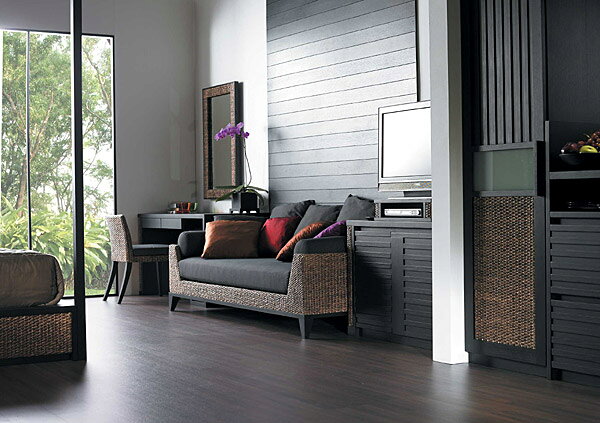 高品質 ウォーターヒヤシンス ワークデスク 文机 書斎 デスク アジアン リゾート ホテルライク バリ 引き出し 収納付き 高級 アジアン家具 ナチュラル モダン PERFORMAX (受注生産品) [2]