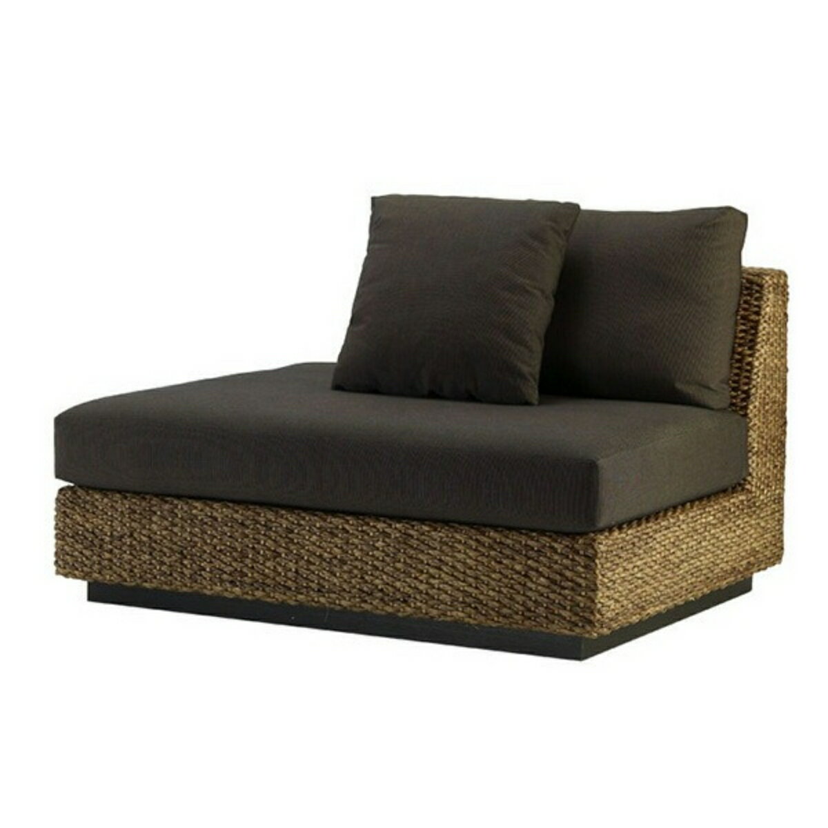 高品質 ウォーターヒヤシンス ソファ 1.5P ソファー 1.5人掛け 1.5人用 片肘 コーナーソファー チェア ..