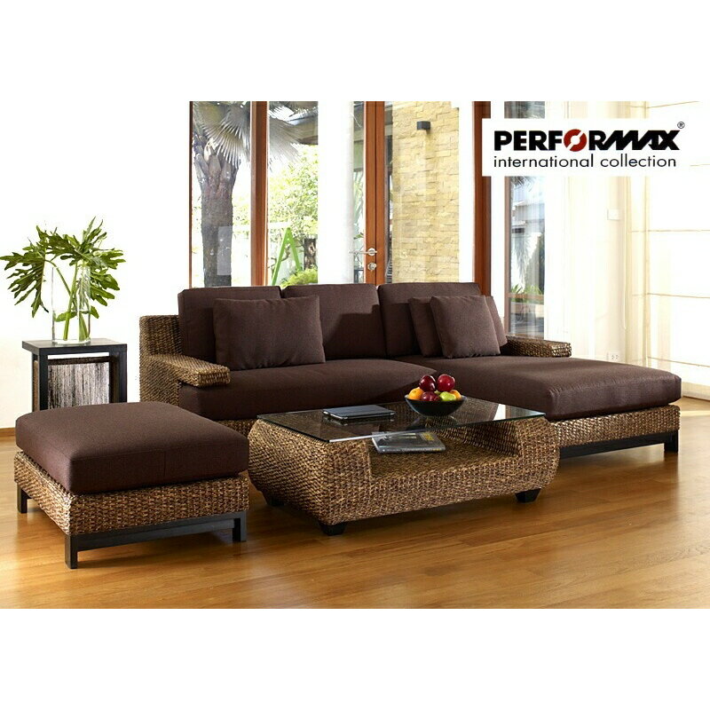 [正規輸入代理店] PERFORMAX ウォーターヒヤシンス ソファ 3人掛け 3P アジアン家具  ...