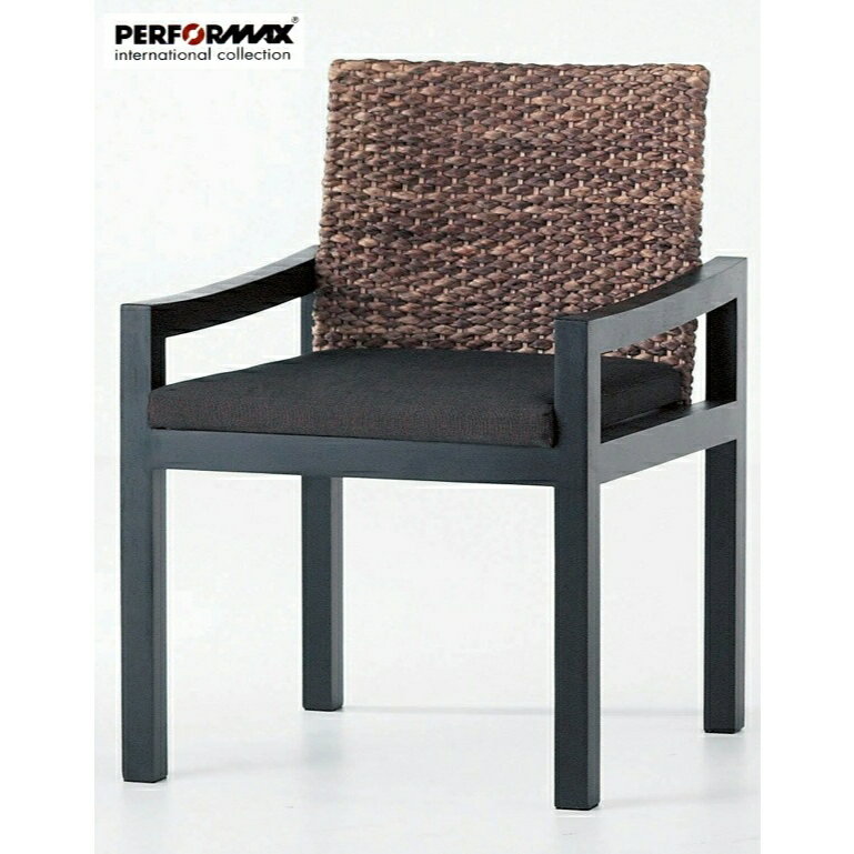 [正規輸入代理店] PERFORMAX ウォーターヒヤシンス ウォーターヒアシンス ダイニングチェア 食卓 椅子 イス 肘掛け付き パーソナルチェア アジアン チェア バリ 高品質 高級 アジアン家具 ナチュラル モダン パフォーマックス (受注生産品)