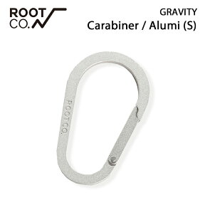 【ROOT CO.】GRAVITY Carabiner / Alumi (S) 【 カラビナ キーホルダー 落下防止 アルミ アウトドア 】