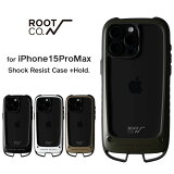 ROOT CO.[iPhone15ProMax]GRAVITY Shock Resist Case +Hold.