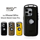 【ROOT CO.】 iPhone15Pro専用 GRAVITY Shock Resist Case Pro.