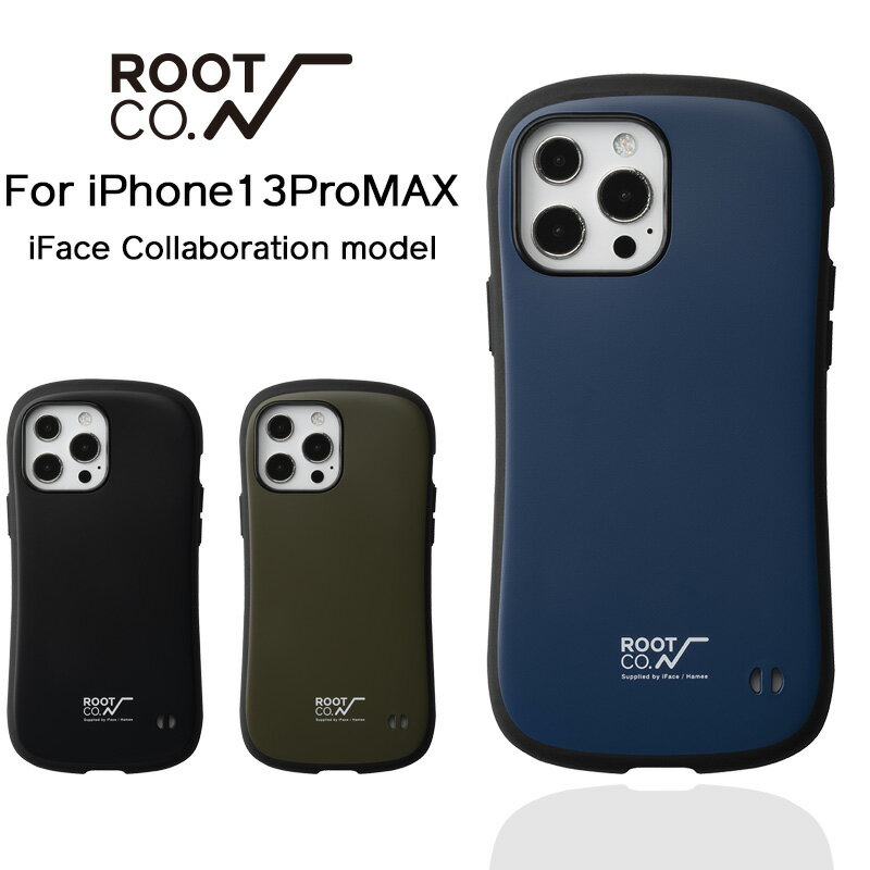 【ROOT CO.】 iPhone13ProMaxケース GRAVITY Shock Resist Case. /ROOT CO.×iFace Model（米国mil規格耐衝撃）