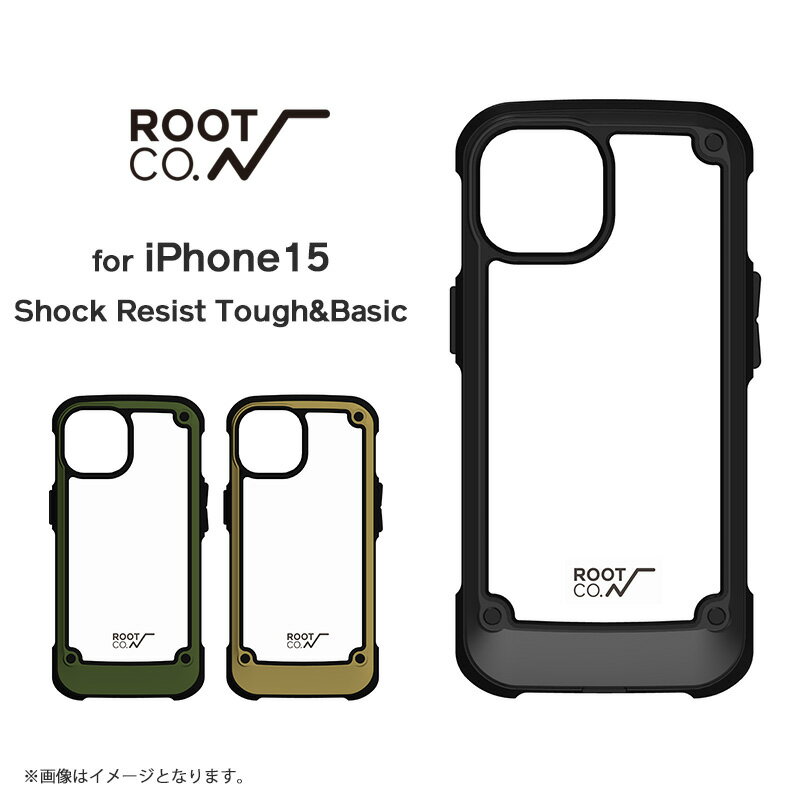 ルートコー スマホケース メンズ 【ROOT CO.】[iPhone15専用]GRAVITY Shock Resist Tough & Basic Case.