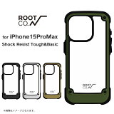 ROOT CO.[iPhone15ProMax]GRAVITY Shock Resist Tough & Basic Case.