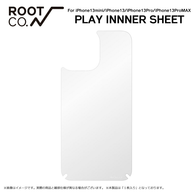 【ROOT CO.】PLAY INNER SHEET (クリア) for iPhone13mini/iPhone13Pro/iPhone13ProMAX