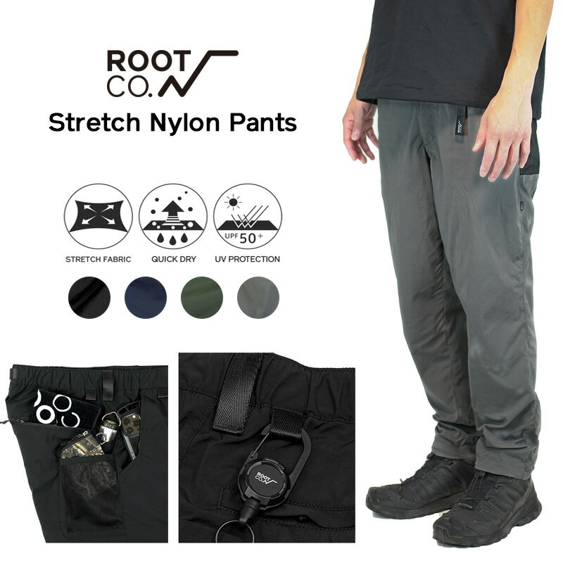 Rakuten - 【ROOT CO.】PLAY Stretch Nylon Pants