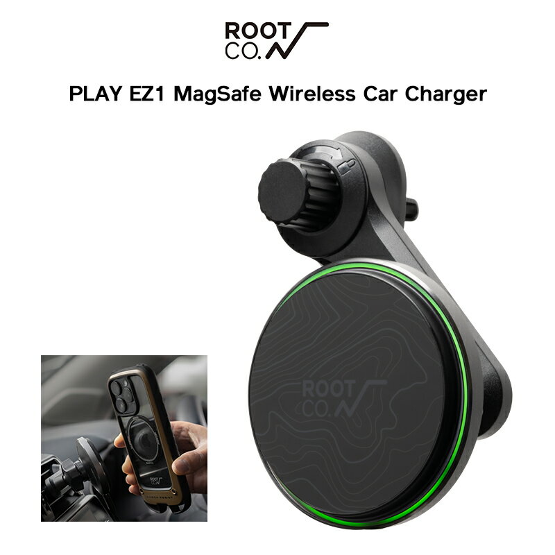 PLAY EZ1 MagSafe Wireless Car Charger(ブラック)