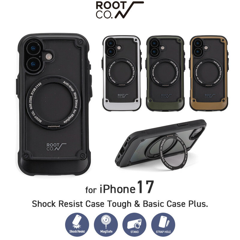 【ROOT CO.】[iPhone17専用]GRAVITY Shock Resist Tough & Basic Case Plus.（予約品）（楽天・ROOT CO.楽天市場店）