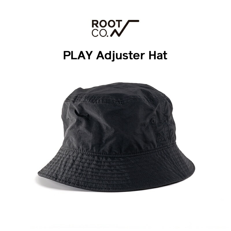【ROOT CO.】PLAY Adjuster Hat (ブラック×ブラック)...