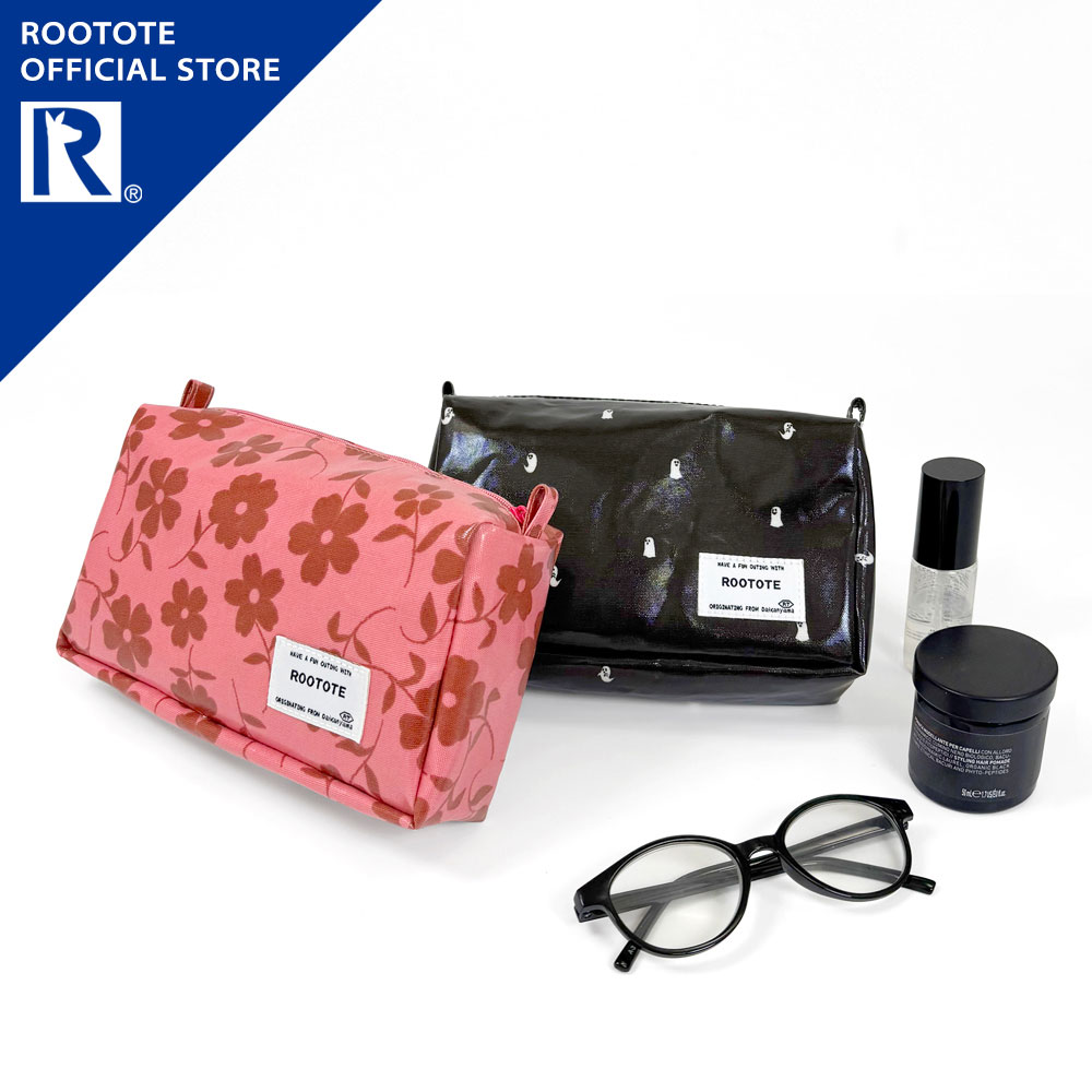ルートート 【ルートート公式】 ラミネート レディース ブランド ROOTOTE【WR.ポーチ.ラミネート-V（全3種）2026新作 品番3528】ポーチ コンパクト オールシーズン ファスナー 整理整頓 かわいい カジュアル 旅行 プレゼント ルートート コスメポーチ ペンポーチ