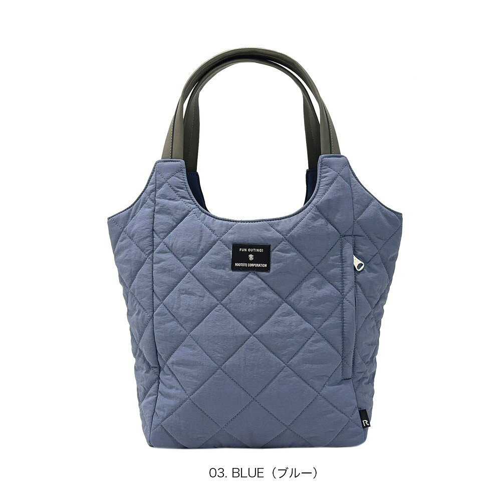 楽天市場】キルティング（カラーブルー）（トートバッグ｜レディース