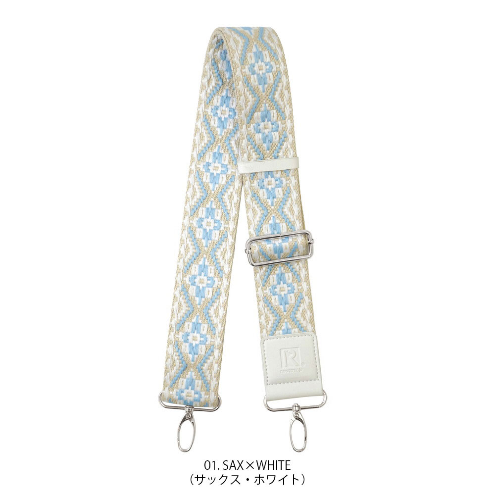 【直営店限定商品】【ルートート公式】 トートバッグ ショルダー 2way ブランド ROOTOTE【OP.ストラップ.パターン-50-B（全1種）2025新作 品番0190】ショルダーストラップ 太め オールシーズン 総柄 パターン柄 ポリエステル おしゃれ シンプル カジュアル レディース