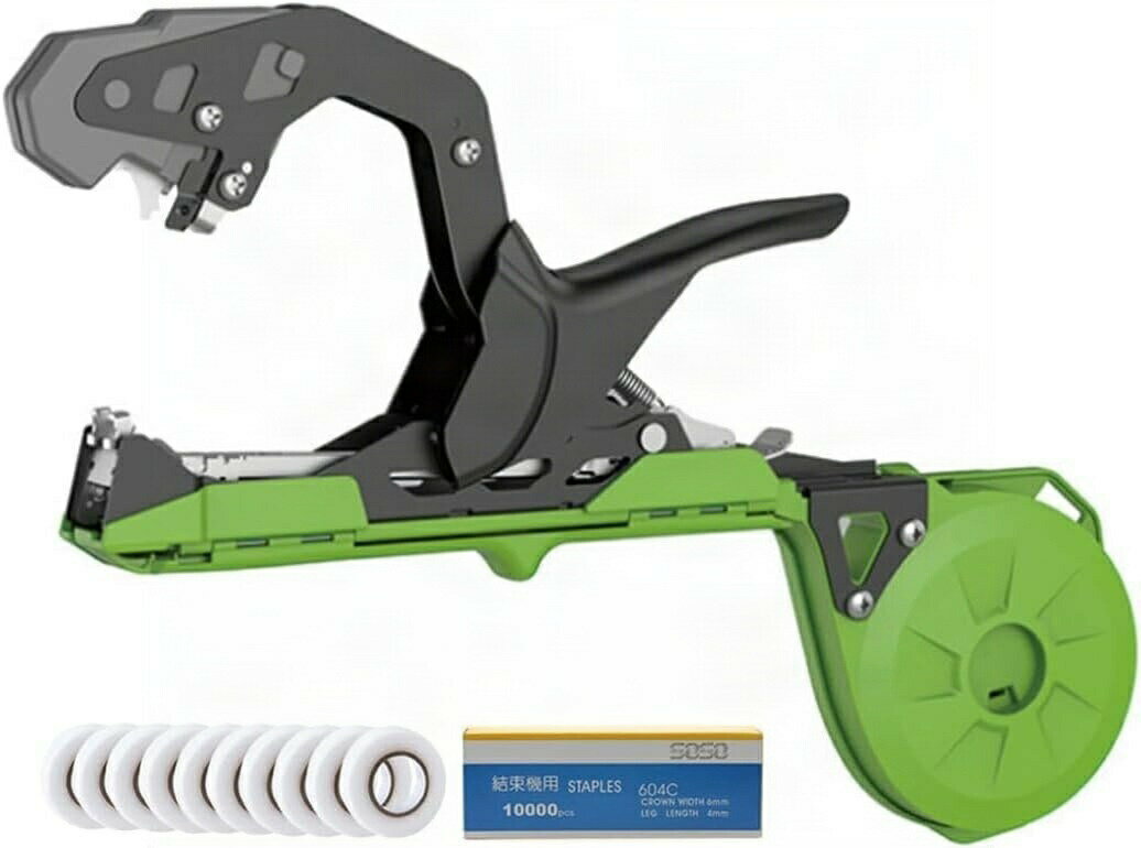 誘引結束機 誘引テープ 植物テープ結束機 テープツール 果樹用結束器 結束機 園芸用誘引結束機 園芸用 ..