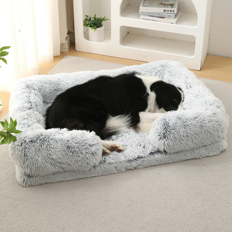 乐天商城 - 犬 ベッド 冬用 猫 ふわふわ ペットベッド 暖かい 防水 抗菌防臭 犬用ベッド 猫用ベッド ペットソファー 防ダニ 吸湿発熱 静電気防止 洗える
