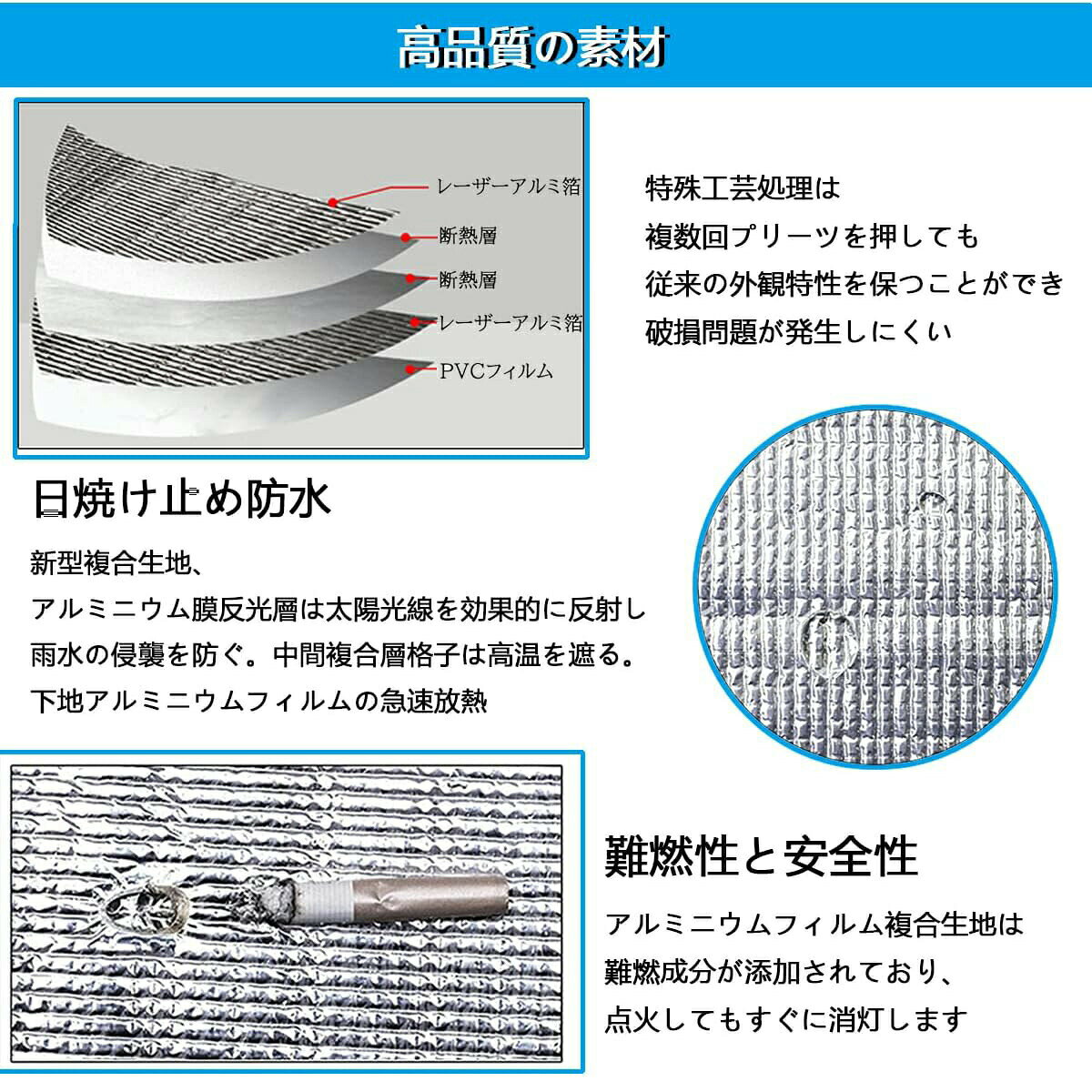 エアコン室外機カバー 日・雨・雪・風 室外機保護カバー アルミ箔素材 日よけ 省エ...