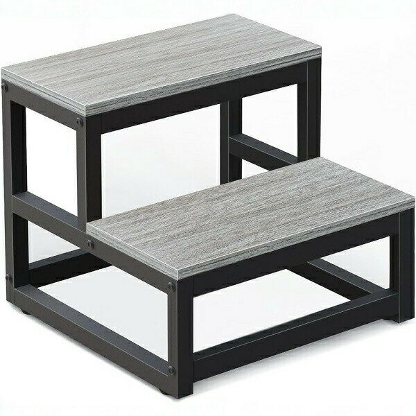 【送料無料】踏み台 脚立 2段ステップ台 足置き台 ペットスロープ ステップスツール 玄関台 スツール台..