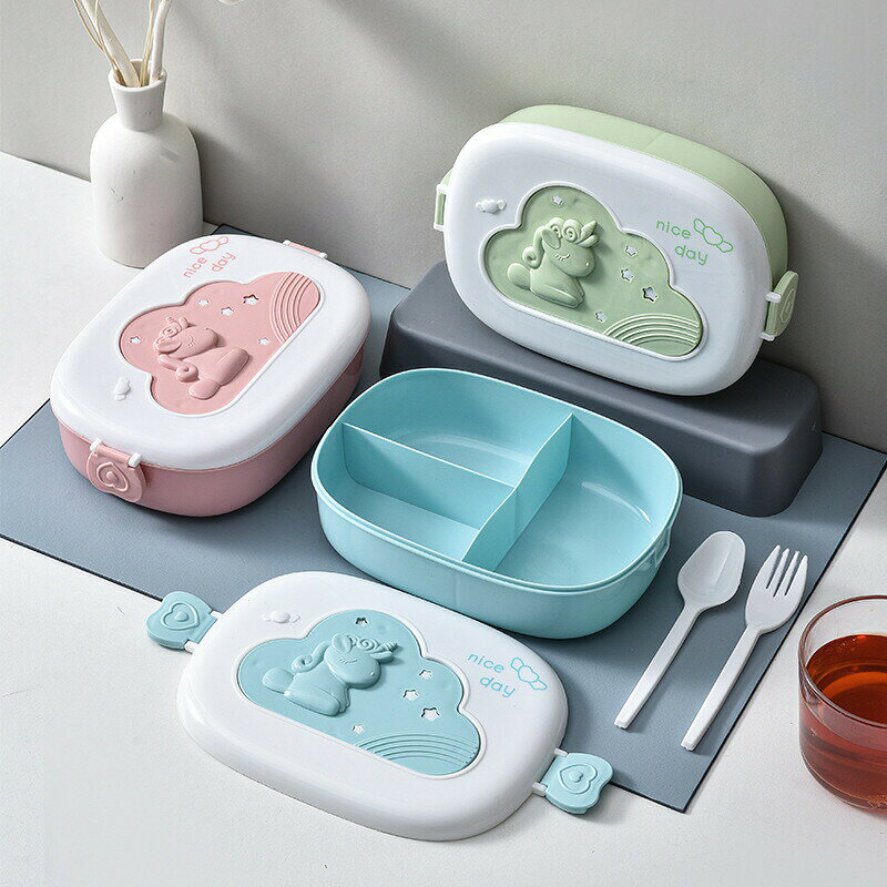 Other - 段分け弁当箱、お弁当箱をレンジで温めます、かわいいキャラ弁当箱です、学生用お弁当です、密閉漏れ防止容器です、環境にやさしいPP材料です、携帯用フードボックスです、耐熱カートリッジです、ファッションキャラクターです