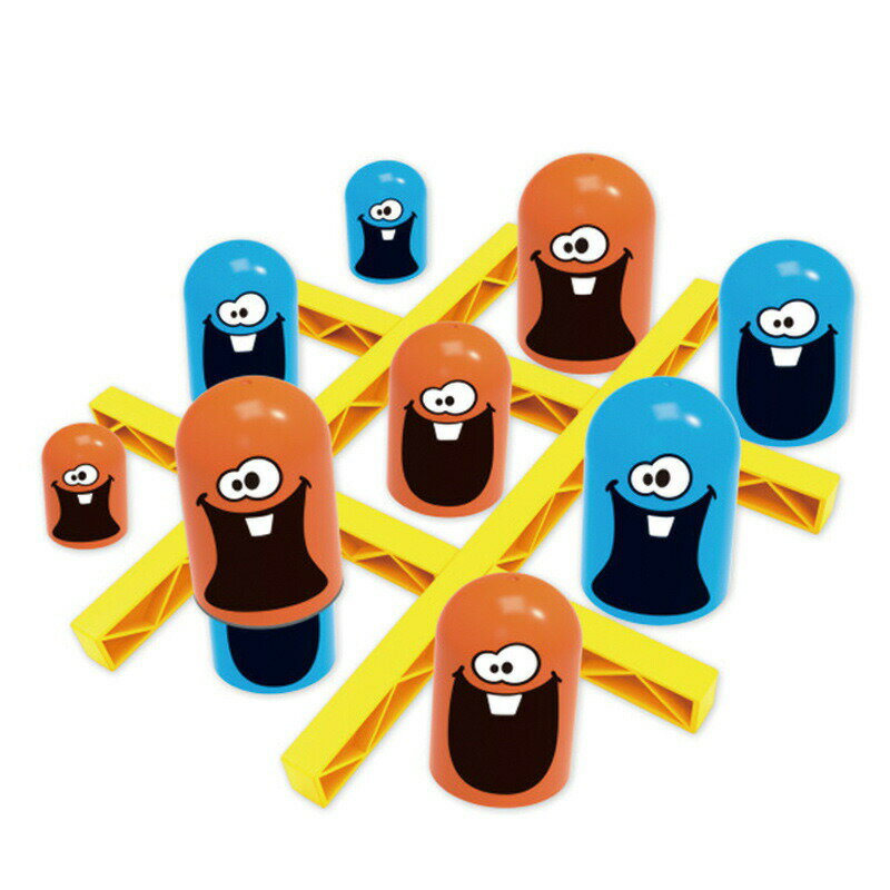 ボードゲーム テーブルゲーム まるばつゲーム 2人用 卓上ゲーム パーティーグッズ おもしろグッズ 人気 子供 大人兼用 表情ステッカー付き...