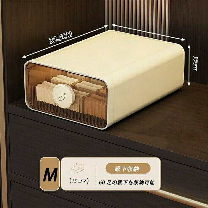 下着収納ケース 収納ボックス ブラジャー 靴下 パンツ 収納ケース 下着 PS 引き出し 小物整理ボックス 大容量 省スペース 防湿 防カビ 小物整理 ボックス 多機能 大きいサイズ メンズ レディース おしゃれ roots-a-10003510 ルーツ サンプル画像3