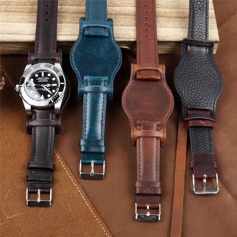 腕時計バンド メンズ レディース 男女兼用 本革 牛革 レザー 一体型 ウォッチパッド 台座付き 汎用 ファッション カジュアル ビジネス ストラップ 多色展開 ピンバックル 春夏 高耐久で快適な装着感を実現したおしゃれな腕時計ベルト