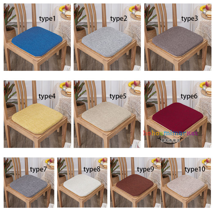 【送料無料 】角型 クッション 40cm×40cm 45cm×45cm 50cm×50cm 秋 夏 秋 冬 亜麻 クッション 角型 座布団 蒲団 畳クッション 和室クッション 寝室 リビングルーム 角座 大人子供 クッション 在宅 疲れない 低反発 ブルー、グレー、ブラウン、イエロー、レッド、ブラウン [2]