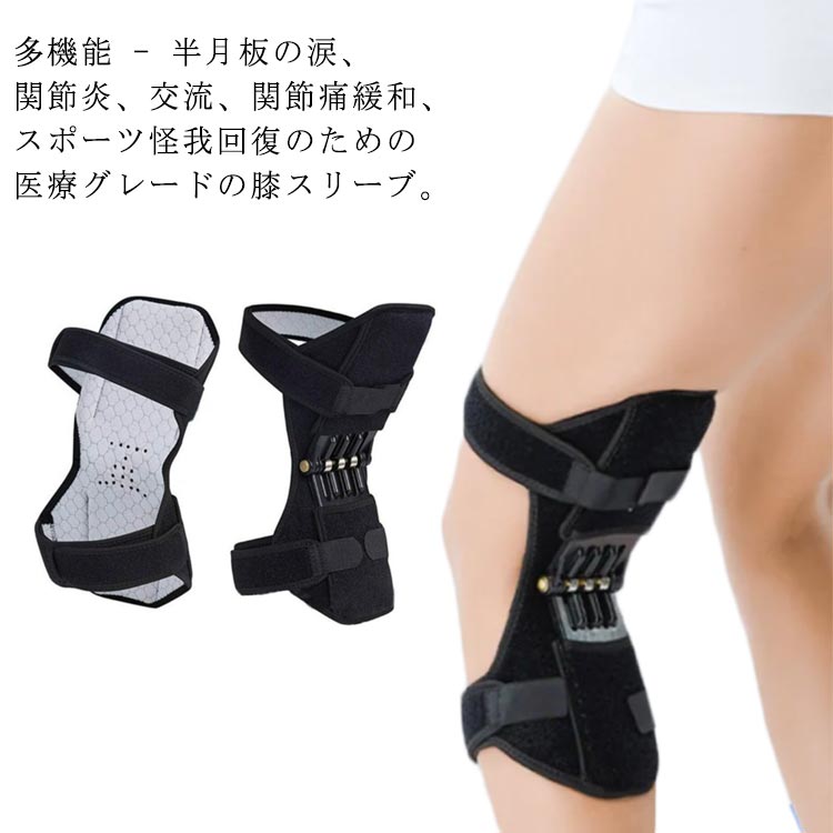 膝サポーター 2個セット ひざサポーター 膝を強力サポート 膝痛サポーター 膝固定 スポーツ 登山 ジョギング バスケ マラソン 半月板 サッカー 関節 保護 高齢者 健康 転倒防止 膝の痛み 敬老の日 プレゼント