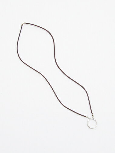 GILBERT GILBERT ジルベール ジルベール ペンダント ネックレス ブラウン×シルバー gil110122