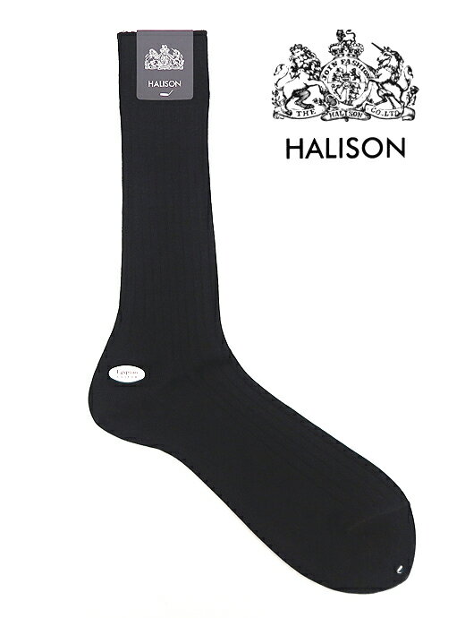 ドレスソックス ショートホーズ HALISON ハリソン hal301204−ブラック