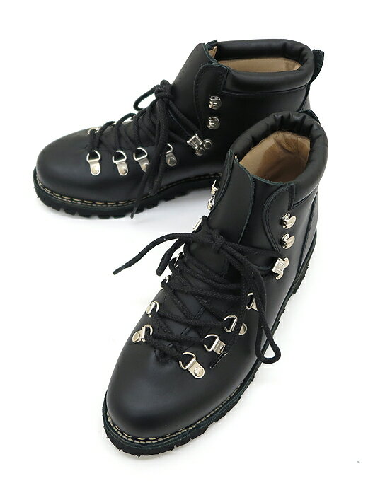 パラブーツ ブーツ メンズ Paraboot パラブーツ ブーツ マウンテンブーツ AVORIAZ アヴォリアーズ ブラック NOIR-LIS NOIR 074612 par321202