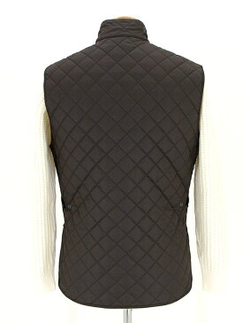 BELSTAFF ベルスタッフ キルティングベスト ダークブラウン ライニング使用可 WAIST COAT QUILTED MAN bel341607