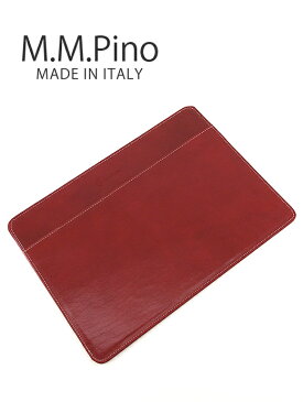 別注A4レザードキュメントケース【M.M.PINO/エム・エム・ピーノ】mmp341603−レッド