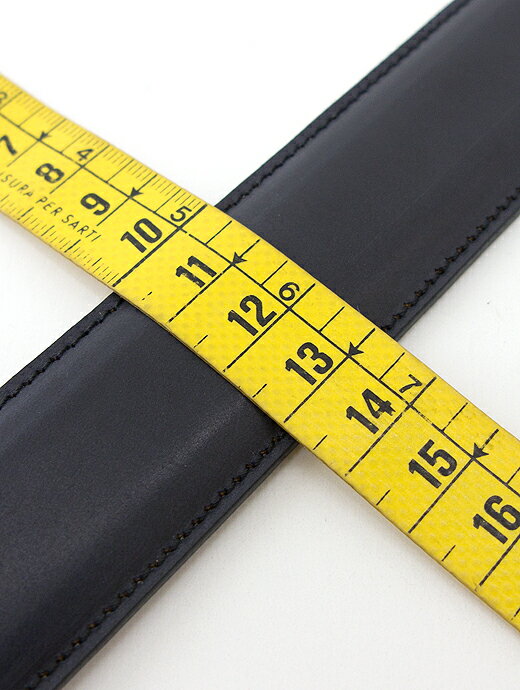 レザーベルト/コードバン/マット仕上げ/32mm【SEASON BELT/シーズンベルト】seb362209−ブラック