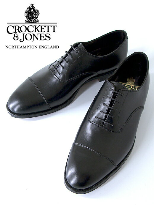 Crockett Jones/クロケット＆ジョーンズ ストレートチップシューズ/KENT/ケント/レザーソール cro420602−ブラック