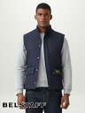 BELSTAFF ベルスタッフ キルティングベスト ライニング使用可 WAIST COAT ネイビー bel421802