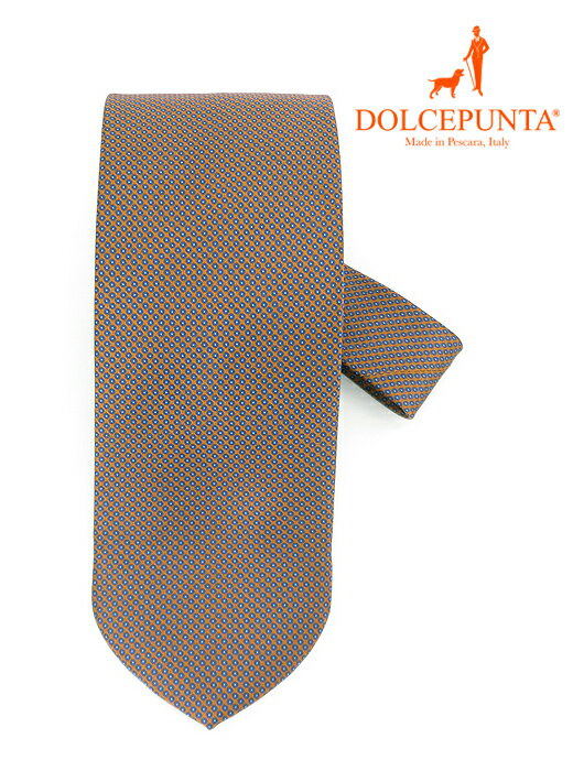 DOLCEPUNTA ドルチェプンタ ネクタイ シルク スウィートポイント レッドブラウン dol441615