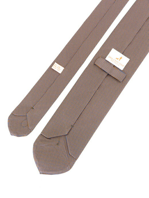 DOLCEPUNTA ドルチェプンタ ネクタイ シルク スウィートポイント レッドブラウン dol441615