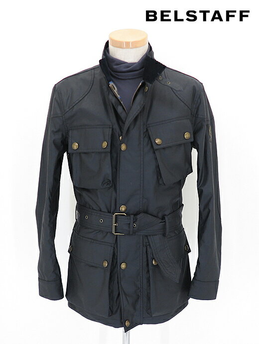 BELSTAFF/ベルスタッフ TRIALMASTER WAXED JACKET/トライアルマスタージャケット/ワックスコットン bel441808−ダークネイビー