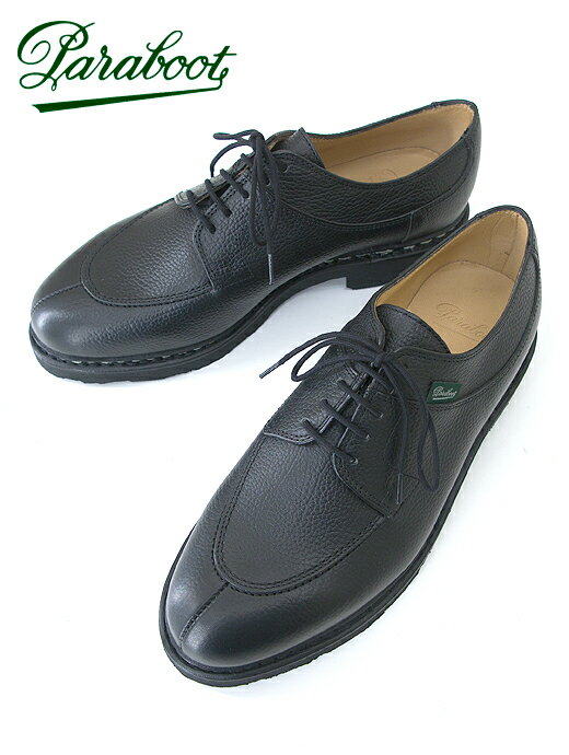 Paraboot パラブーツ AVIGNON シューズ ブラック グレインレザー Uチップ par442006
