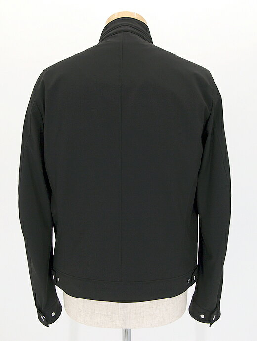 【SALE】【30%】 MOORER ムーレー メンズ VANGI-KN ブルゾン ライダース ストレッチナイロン ブラック moo460401