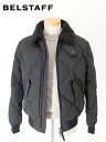 【SALE】【20 】【秋冬】 BELSTAFF/ベルスタッフ ムートンダウンジャケット/HAWKRIDGE JACKET ブラック bel462001