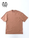 VOW ボウ Tシャツ クルーネック ブリック カシミヤライクコットン ブリーチ加工 vow501002