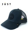 Just Hat ジャスト ハット ワッペン交換式 トラッカーキャップ ブラック jus501201(4)