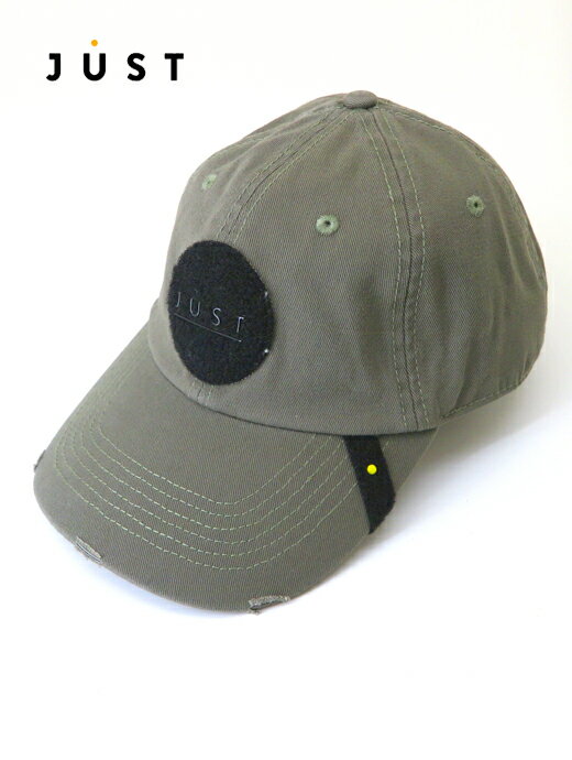 ジャスト ハット Just Hat ワッペン交換式トラッカーキャップ jus502403＿オリーブ