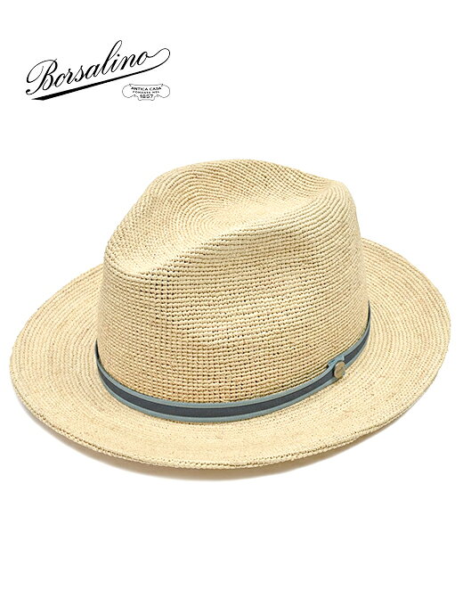 【smtb-kd】 【「Borsalino/ボルサリーノ」】 【「折りたたみハット/ラフィア クロッシェ ミディアムブリム ローラブル」】折りたたみハット/ラフィア クロッシェ ミディアムブリム ローラブル Borsalino/ボルサリーノ bsl520401 商品説明 「Borsalino/ボルサリーノ」より、折りたたみのできるラフィア素材のカジュアルで機能的なハットのご紹介出す。 ラフィア素材をクロッシェ編みにしており、ラフに被れるのが特徴です。折畳みが可能で、リボンのスナップを外しクルクルと巻いて、コンパクトに。 ユニセックスモデルであり、デイリーユースとしてカジュアルにお召しいただけます。このハットに使用されている植物繊維は、植物を原料とする天然の染料で染められています。 時間の経過および光への露出により、色目が変わることがありますが、不良品ではなく、個々のハットによる特徴です。 ▼ブランド紹介 1857年、ジュゼッペ・ボルサリーノによりイタリア・アレッサンドリアの地で誕生した帽子専業ブランド「Borsalino/ボルサリーノ」。 その名前が帽子の型になるほどの世界でも1・2を争う帽子ブランドで、今日でも創設時と同様の製法が頑なに守られている帽子への拘りは類を見ません。 一度は手にしたい帽子ブランドの1つです。 サイズ詳細 サイズ 56 58 60 62 商品情報 ブランド Borsalino/ボルサリーノ 品　名 折りたたみハット/ラフィア クロッシェ ミディアムブリム ローラブル 品　番 bsl520401 展開色 ナチュラル 素　材 天然草木(ラフィア)100% 生産国 Italy 【「折りたたみハット/ラフィア クロッシェ ミディアムブリム ローラブル」】