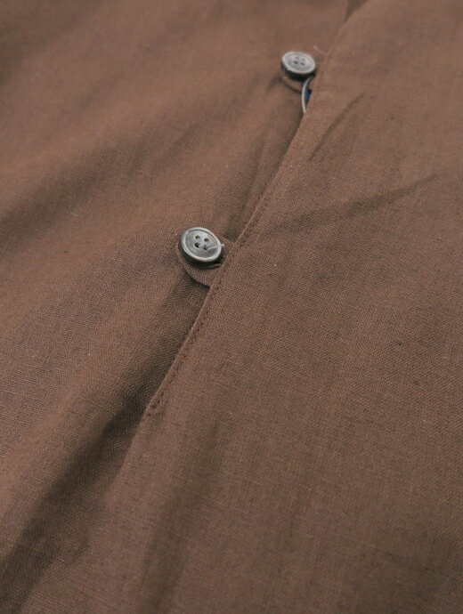 ORIAN オリアン シャツ ブラウン プルオーバー カプリ ori520403