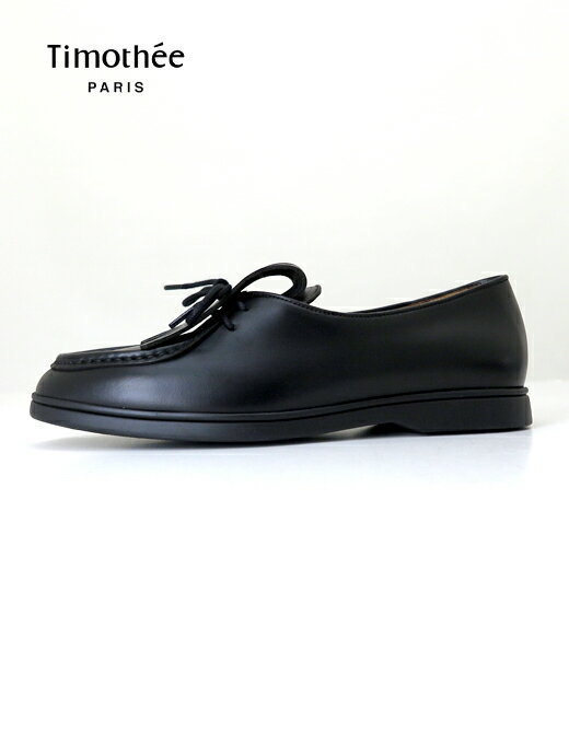 Timothee PARIS ティモシーパリ ローファー ブラック BEAUNE LONG FRINGE tmt520403...
