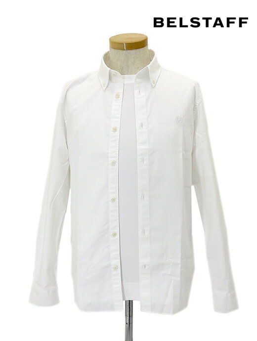 BELSTAFF ベルスタッフ ボタンダウンシャツ ホワイト bel520608