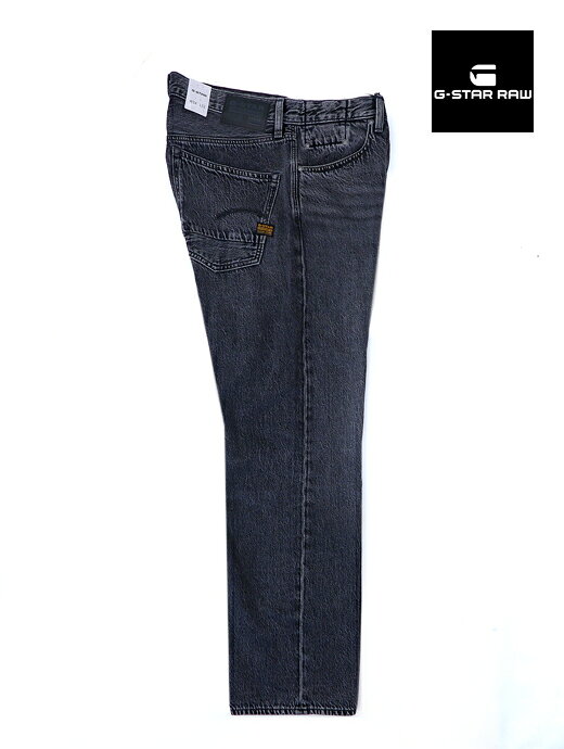 G-Star RAW ジースターロウ ストレートジーンズ ウォッシュドブラック DAKOTA REGULAR STRAIGHT gst521402